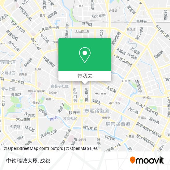 中铁瑞城大厦地图