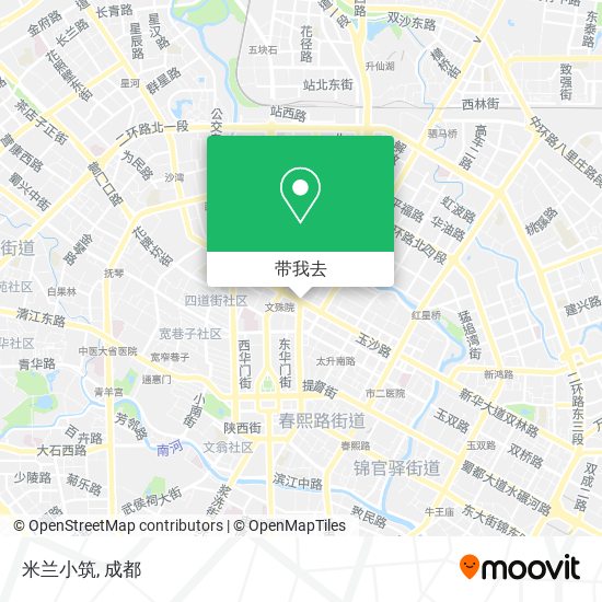 米兰小筑地图