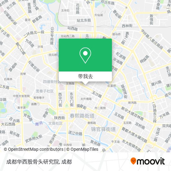 成都华西股骨头研究院地图