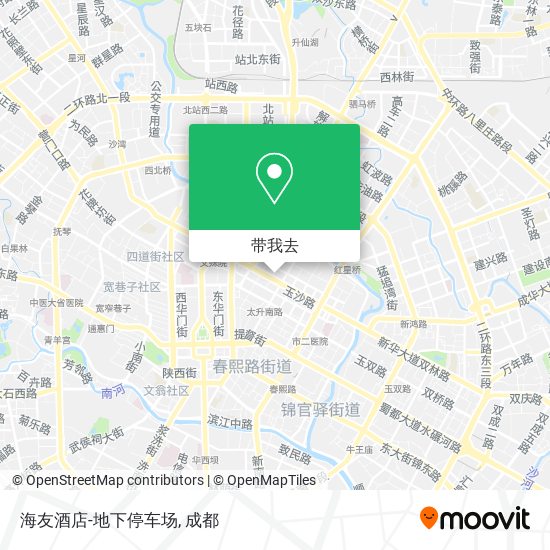 海友酒店-地下停车场地图