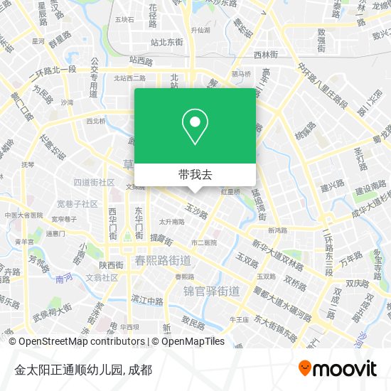 金太阳正通顺幼儿园地图