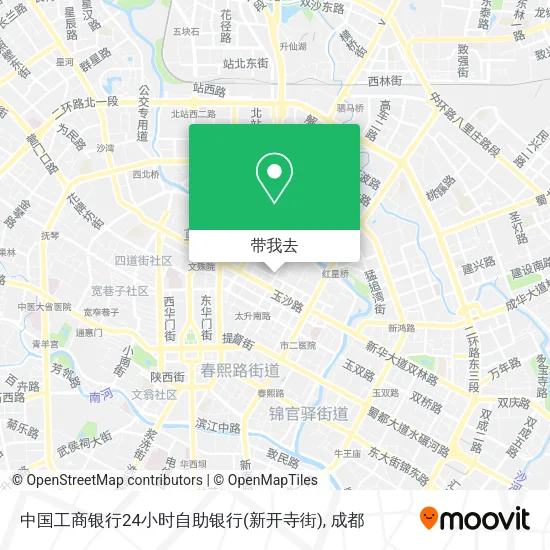 中国工商银行24小时自助银行(新开寺街)地图