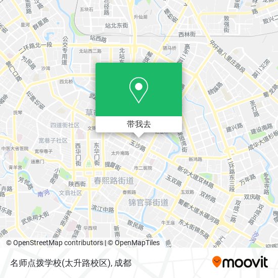 名师点拨学校(太升路校区)地图
