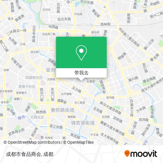 成都市食品商会地图