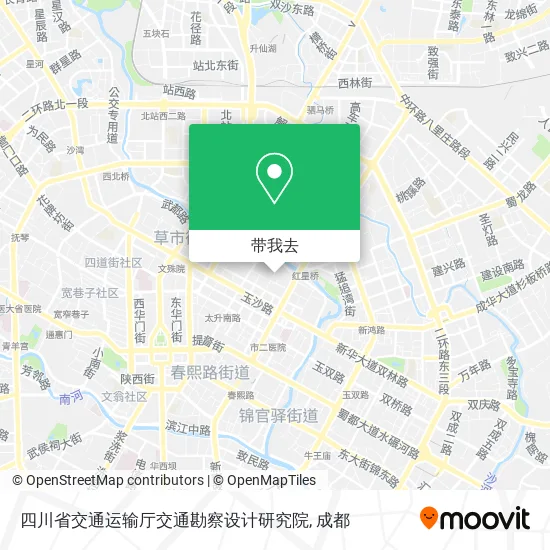 四川省交通运输厅交通勘察设计研究院地图