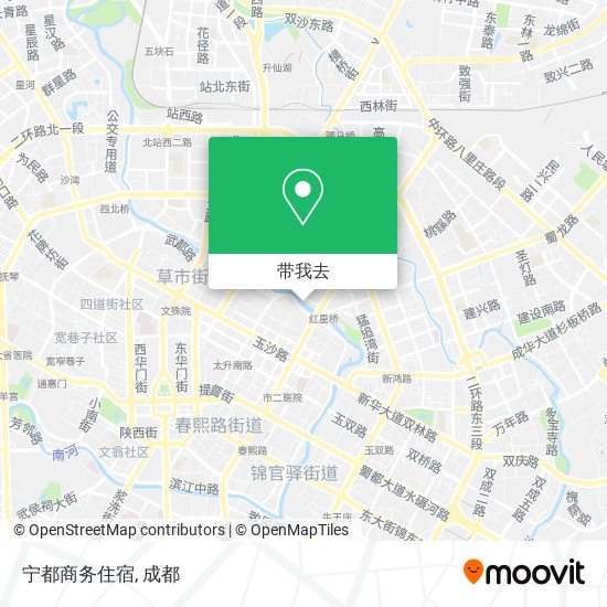 宁都商务住宿地图