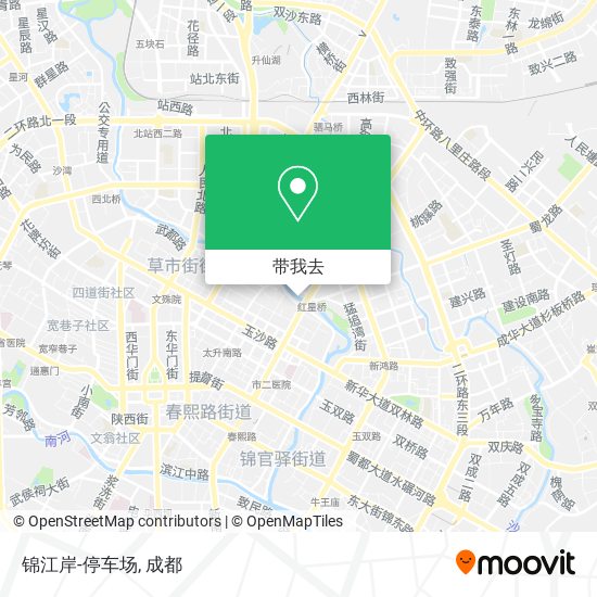 锦江岸-停车场地图