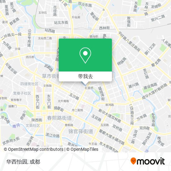 华西怡园地图