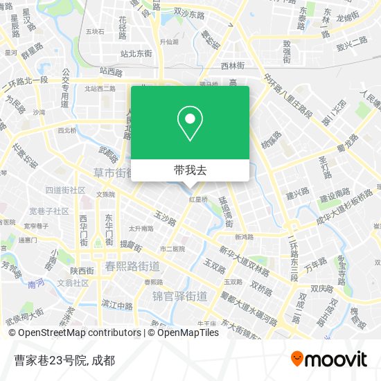 曹家巷23号院地图