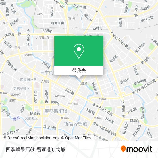 四季鲜果店(外曹家巷)地图