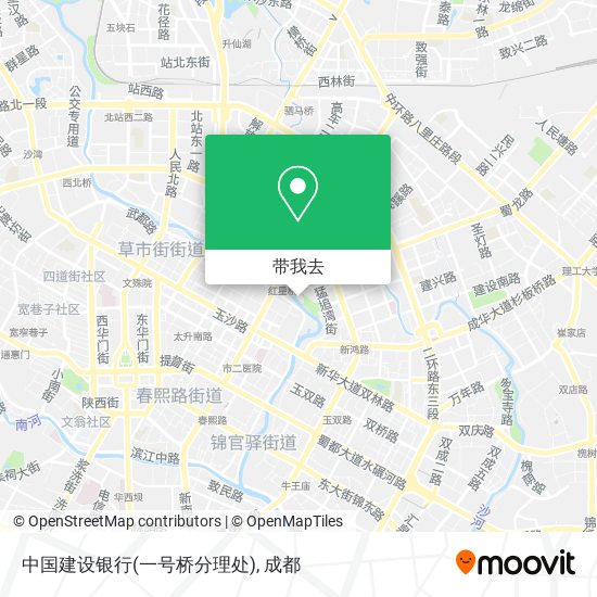 中国建设银行(一号桥分理处)地图