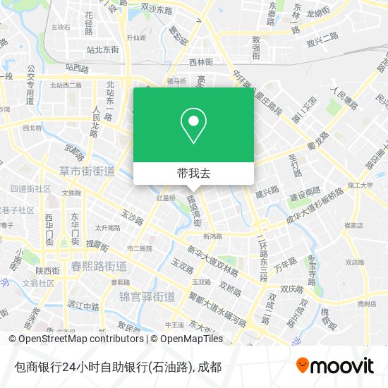 包商银行24小时自助银行(石油路)地图