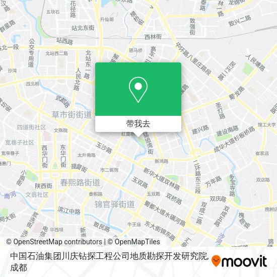 中国石油集团川庆钻探工程公司地质勘探开发研究院地图
