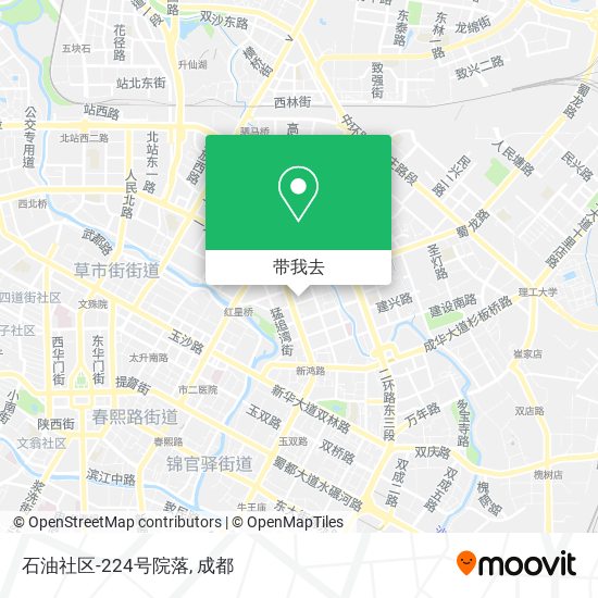 石油社区-224号院落地图
