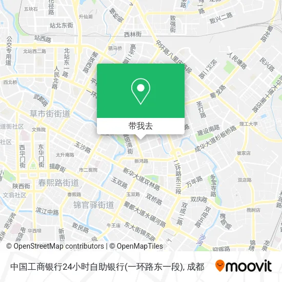 中国工商银行24小时自助银行(一环路东一段)地图