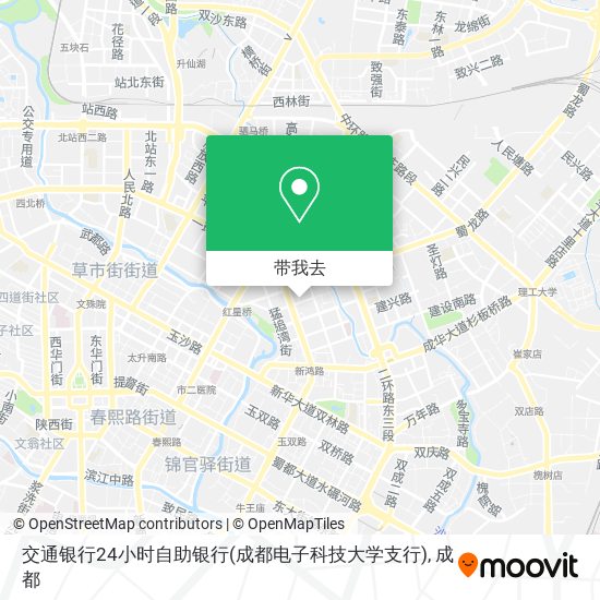 交通银行24小时自助银行(成都电子科技大学支行)地图