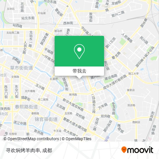 寻欢焖烤羊肉串地图