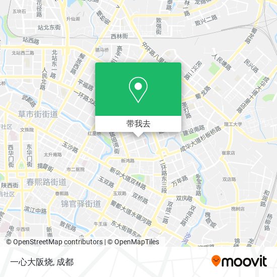 一心大阪烧地图
