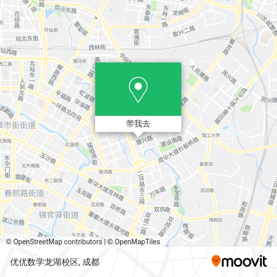 优优数学龙湖校区地图