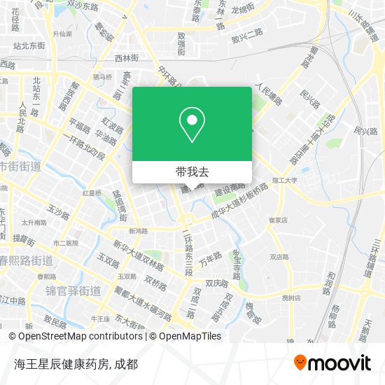 海王星辰健康药房地图