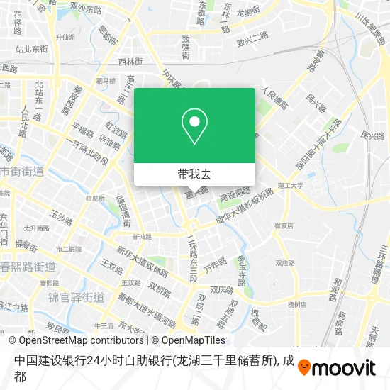 中国建设银行24小时自助银行(龙湖三千里储蓄所)地图