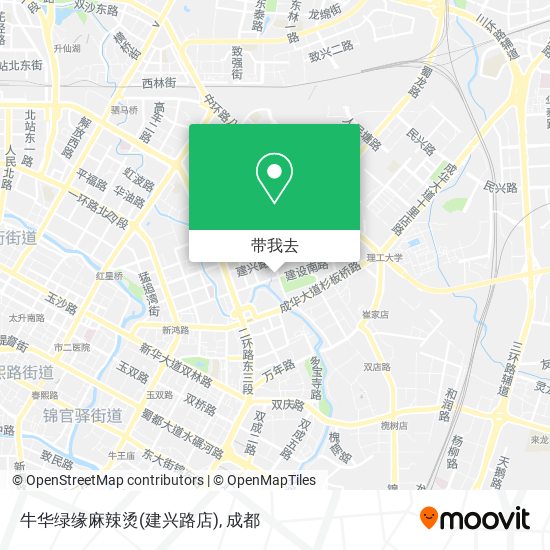 牛华绿缘麻辣烫(建兴路店)地图