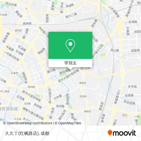 久久丫(红枫路店)地图