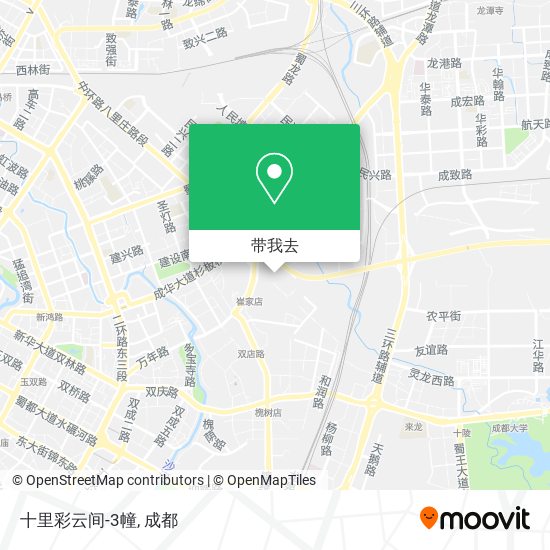 十里彩云间-3幢地图