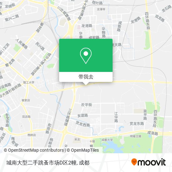 城南大型二手跳蚤市场D区2幢地图