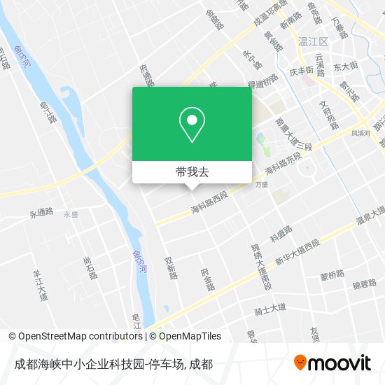 成都海峡中小企业科技园-停车场地图