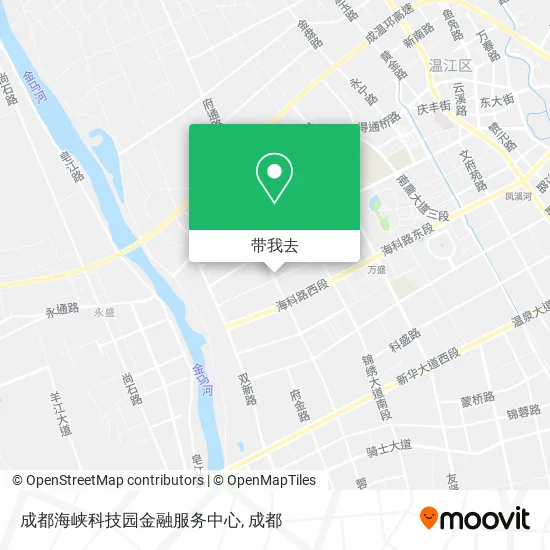 成都海峡科技园金融服务中心地图