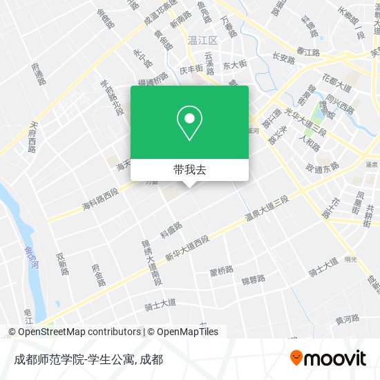 成都师范学院-学生公寓地图