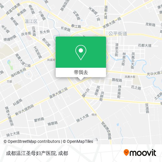 成都温江圣母妇产医院地图