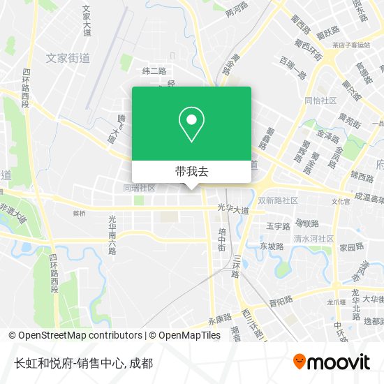 长虹和悦府-销售中心地图