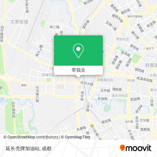 延长壳牌加油站地图