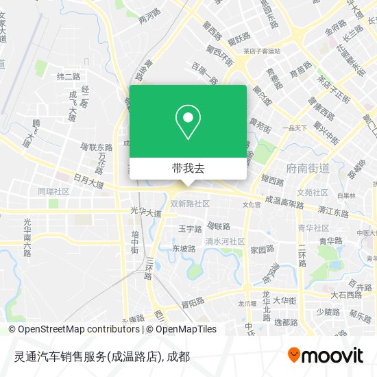 灵通汽车销售服务(成温路店)地图