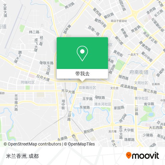 米兰香洲地图