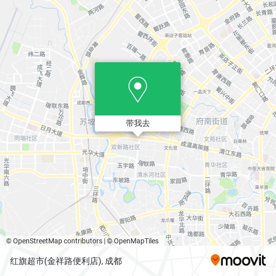 红旗超市(金祥路便利店)地图