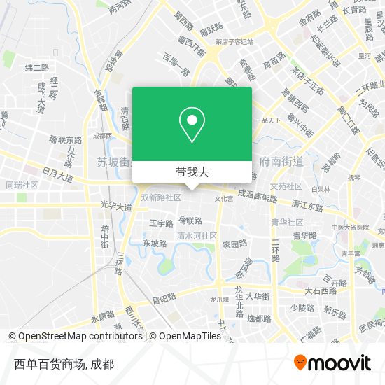 西单百货商场地图
