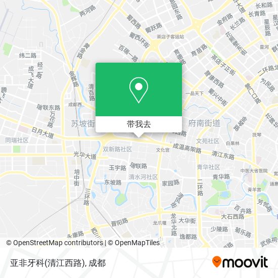 亚非牙科(清江西路)地图