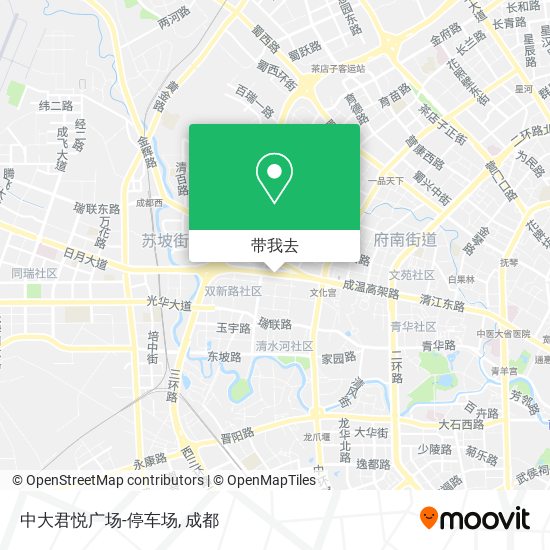 中大君悦广场-停车场地图