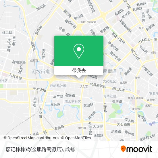 廖记棒棒鸡(金鹏路蜀源店)地图