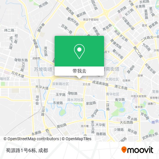 蜀源路1号6栋地图