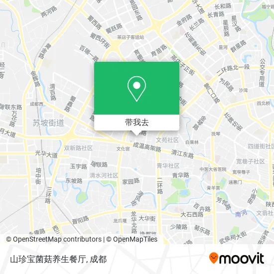 山珍宝菌菇养生餐厅地图