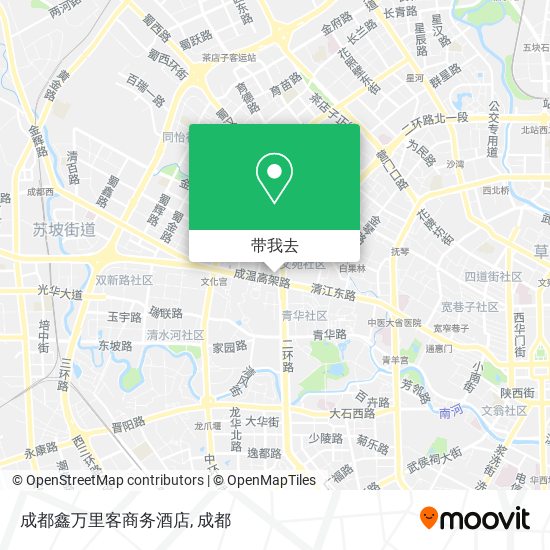成都鑫万里客商务酒店地图