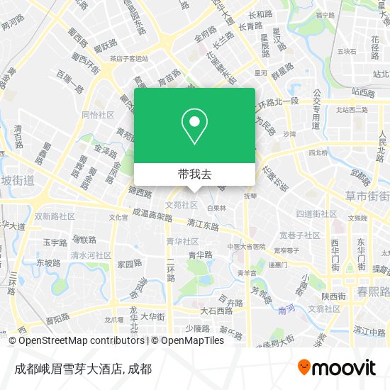 成都峨眉雪芽大酒店地图