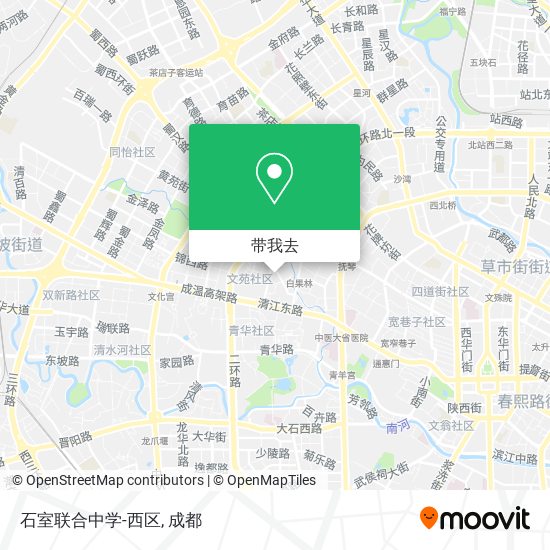 石室联合中学-西区地图