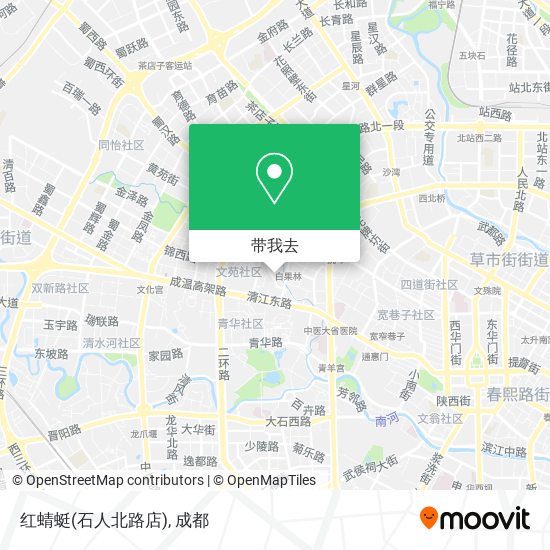 红蜻蜓(石人北路店)地图