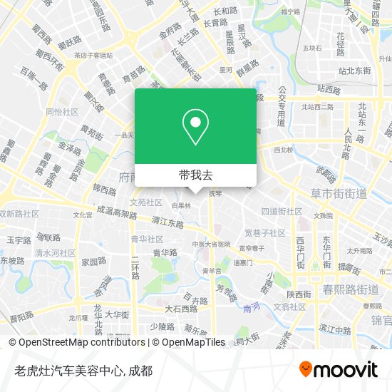 老虎灶汽车美容中心地图