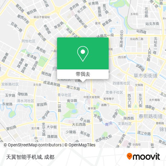 天翼智能手机城地图